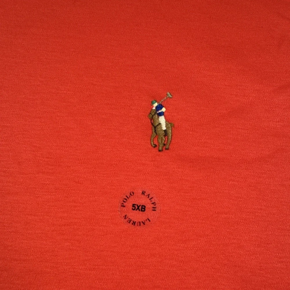 Polo Ralph Lauren Polo Shirt Men's 5XB‎ Big Red Short Sleeve Soft Touch New
